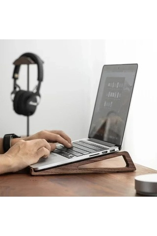 Zyzqstore Dikey Ahşap Taşınabilir Dizüstü Bilgisayar Standı, Masa Uygun, Çok Renkli Özellikli Çok Renkli