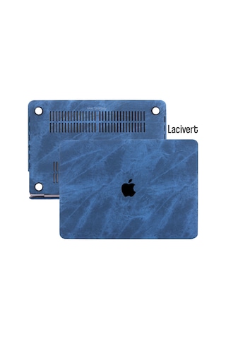 Apple Uyumlu MacBook Air Kılıf 13 İnç Kaplama Fabric01 Kumaş Eski Usb'li Model 2010-2017 A1369 A1466 İle Lacivert