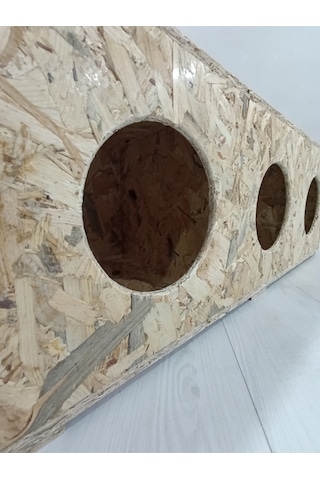 3 Lü Kedi Kulübesi Kedi Yuvası Evi 90 X 36 X 30 Cm