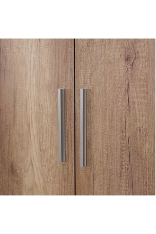 Adore Porto 10 Raflı Kapaklı Geniş Ayakkabılık Açık Ceviz Tori 76 187 36cm Shc-529-tt-2