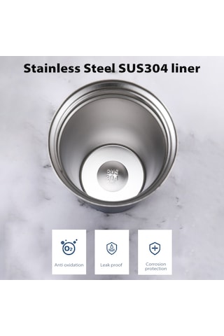 380ml Kahve Kupası Sızdırmaz Yalıtımlı Termal Kupa Araba Taşınabilir Seyahat Kahve Kupası Paslanmaz Çelik