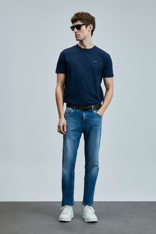 Lufian Orlando Smart Jean Erkek Pantolon Slim Fit Mavi Mavi 111200204100300 Mavi