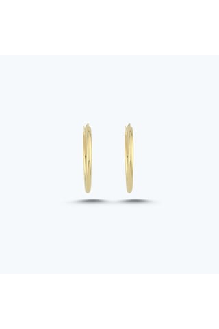 Altınbaş Altın Halka Küpe Akp0250-y-25977-30mm Çok Renkli