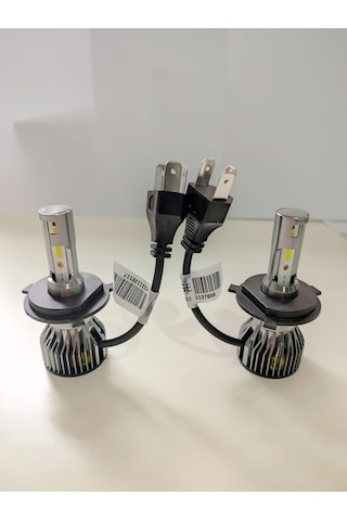 H4 Uzun Kısa Mini Led Xenon 12800 Lümen H4 Slim Led Zenon Beyaz