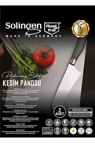 Morponi Paslanmaz Çelik Kesim Panosu/çelik Kesim Levhası/çelik Kesim Tahtası Gri