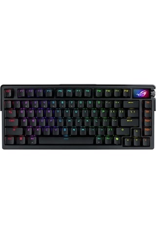Asus Rog Azoth Extreme NX SNOW/PBT/UK İngilizce RGB Kablosuz Mekanik Oyuncu Klavyesi