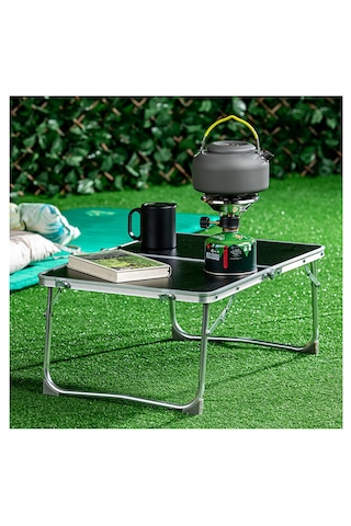 Skynest Katlanır Kamp Sehpası Siyah 60x40x25cm Siyah