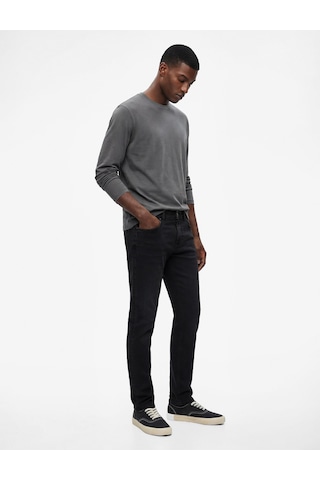 Koton Normal Bel Pamuklu Slim Fit Jean Pantolon - Brad Jean Siyah 6sam40002nd