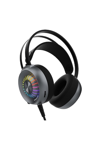 Gamebooster Gb-h13 Alba Virtual 7.1 Surround Rainbow Gri Kablolu Gaming Kulaklık