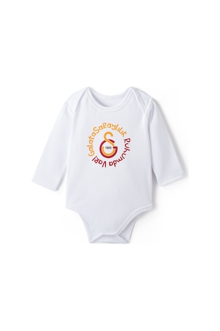 Galatasaray 3 Lü Bebek Body B241010 Beyaz - Kırmızı - Sarı