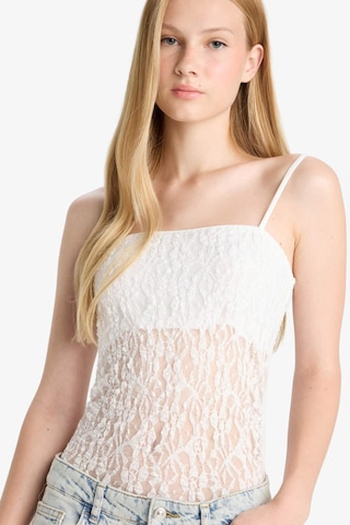 Defacto Coool Fitted Dantel Bodysuit F7895ax25hswt32 Beyaz