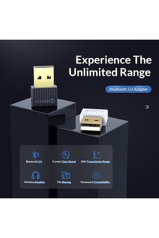 Orico BTA-508 Bluetooth 5.0 Mini USB Dongle Adaptör Siyah
