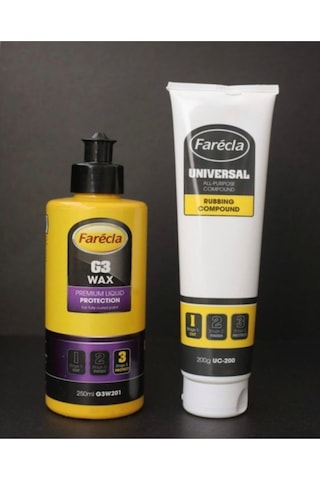 Farecla Universal Tüp Pasta 200gr ve Farecla G3 Wax Cila 250ml Farecla Universal Tüp Pasta 200gr ve Farecla G3 Wax Cila 250ml