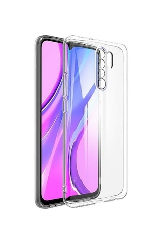 Kvy Xiaomi Redmi 9 Kamera Korumalı Süper Silikon Kılıf
