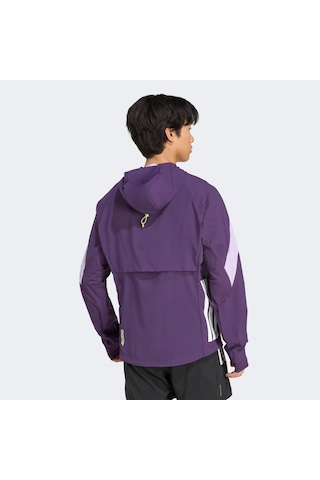 Adidas Adizero Running Erkek Mor Koşu Rüzgarlığı Jv7183