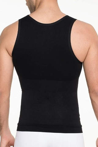 Form Angel Premium Erkek Atlet Korse Bel Göğüs Göbek Jinekomasti Toparlayıcı Sıkılaştırıcı Dik Duruşa Yardımcı Siyah Korse Siyah