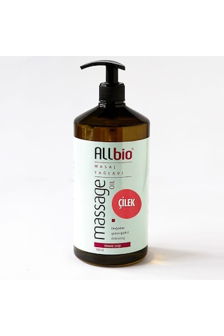 Allbio Masaj Yağı Çilek 1 L Allbio Masaj Yağı Çilek 1 L