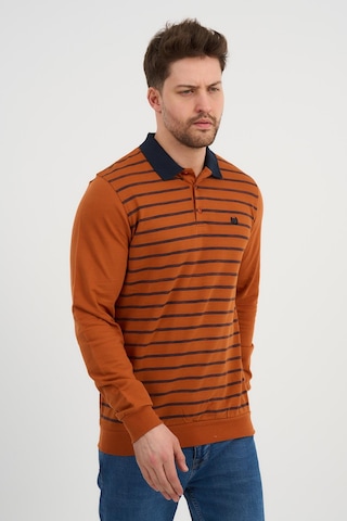 Alexander Gardi Alexandergardı Polo Yaka Sweatshırt Wk25386 Turuncu