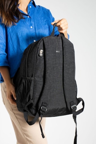 Baginn 571 Collection Klinkır Kumaş Lise Üniversite Çantası 45 x 30 Cm Çok Cepli