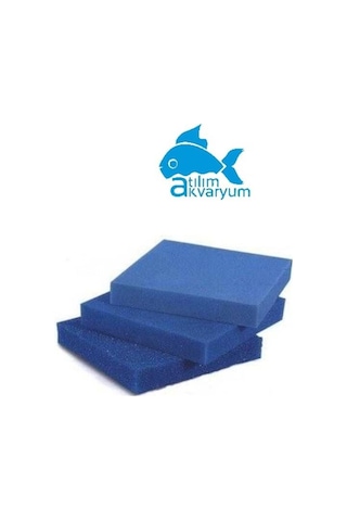 Akvaryum Filtre Süngeri Biyolojik Sünger 25x25x5 Cm