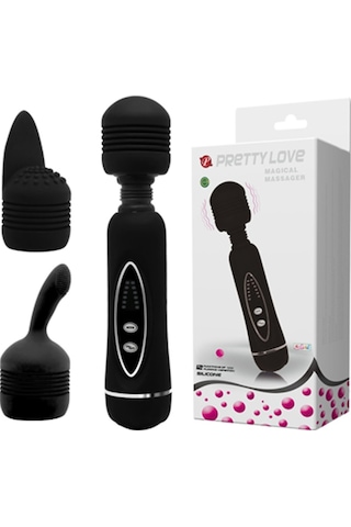 Hızlı Express Pretty Love 12 Titreşimli 2 Başlıklı Teknolojik Vibratör Klitoral Mastürbatör