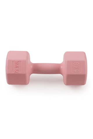 2 Adet 5 Kg Pembe Dambıl Seti 10 Kg Toplam Ağırlık, Fitness Ve Güç Antrenmanı