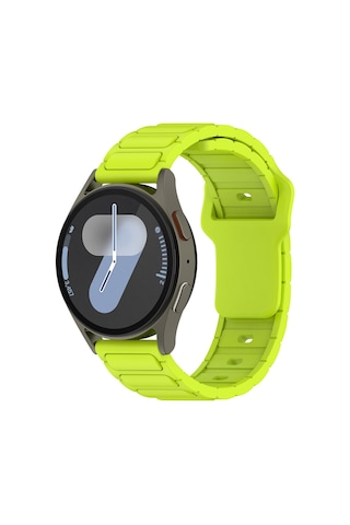 Huawei Honor Magic 2 46mm Mkst Krd-132 22mm Silikon Kordon Strap Kayış - Koyu Yeşil