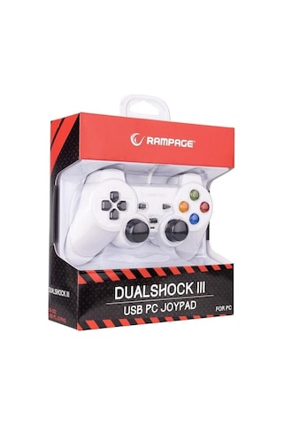 Snopy Sg-302 Beyaz Usb/pc/ps3 1.8m Kablo Joypad-125570