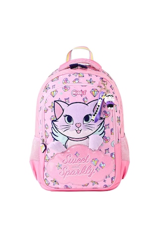 Muggle 2 Bölmeli Sweet And Sparkly Okul Sırt Çantası Pembe Mu-5796 Pembe