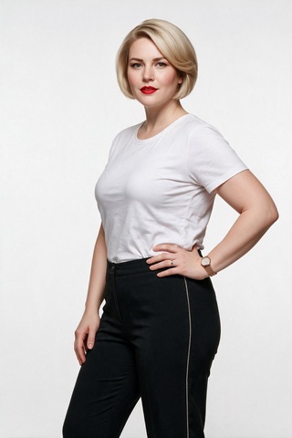 De White's Kadın Pantolon 26y22613 Siyah