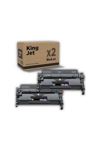 Kingjet Canon Uyumlu Mf553 Standart Kapasiteli 2'li Paket Uyumlu Toner Çipli Crg056