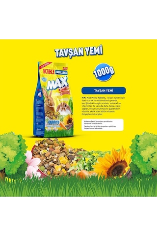 Kiki Excellent Max Menu Tavşan Yemi 1 Kg