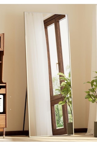 İva 140x55 Ayaklı, Asılı Veya Duvara Yaslı, Yer Aynaları,oturma Odası, Yatak Odası, Giyinme Odası GÜMÜŞ