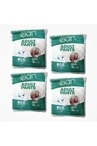 Elan Yetişkin Hasta Bezi Külotlu M Medium - 4 X 30'lu Paket 120 Adet M