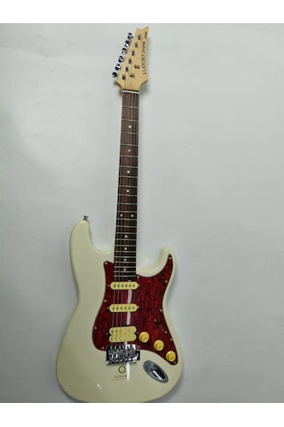Ludorf Prime X3000 Elektro Gitar Profesyonel Seviye Beyaz