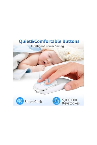 Prestigegoods Tip-c Adaptörlü 2.4g Kablosuz Optik Mouse, Şarj Edilebilir, Alüminyum, Usb & Type-c Uyumlu Diğer