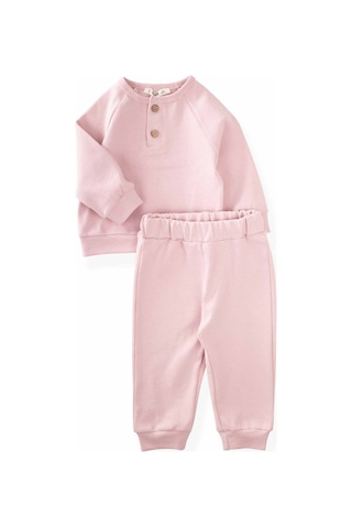 Cigit Reglan Kol Patlı Basıc Takım 1-5 Yaş Pudra Pembe Pudra Pembe