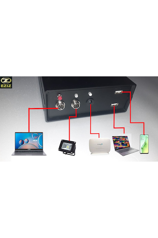 Ezız Güneş Enerjili Laptop Cep Telefonu Powerbank Solar Aydınlatma Hızlı Şarj Cihazı
