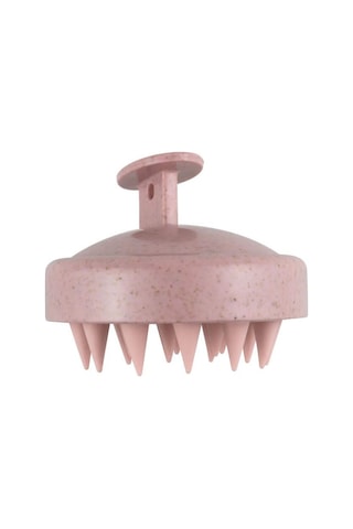 Koodmax Duş Tarağı Yumuşak Silikon Saç Yıkama Saç Derisi Masaj Tarağı - Pembe
