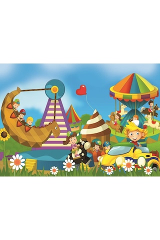 Art Çocuk Puzzle Eğlenen Çocuklar 12+24 Parça Puzzle