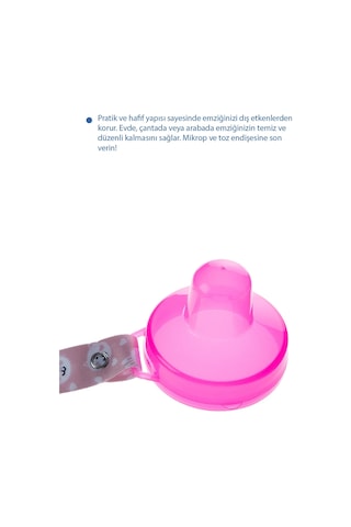 BabyJem Emzik Saklama Kabı 564 Pembe