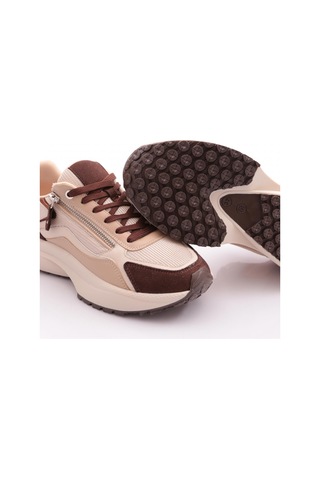 Dgn 83146 Kadin Sneaker Ayakkabi Kahve Süet