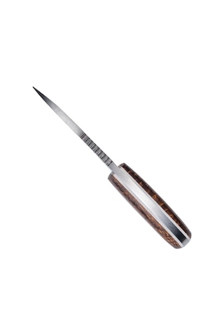 Cudeman 200-jm Yoda Brown Juma Micarta Saplı Deri Kılıflı Kamp Bıçak Kahverengi