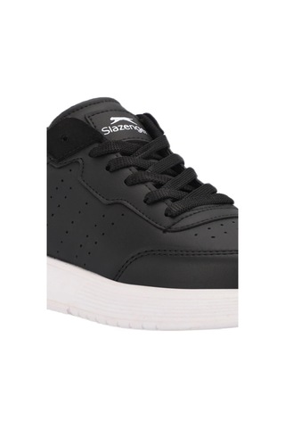 Slazenger Unisex Yazlık Terletmez Kaydırmaz Koku Yapmaz Ultra Hafif Full Ortopedik Yürüyüş Ayakkabısı Siyah Beyaz