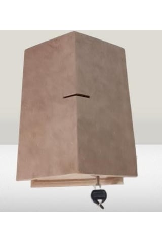 Hobi Adn Dekoratif Bahşiş Kutusu Kumbara Ahşap Mdf Ham Cnc Kesim Model El Yapım