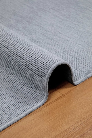 Premium Kalite Kaymaz Tabanlı Vera Doğal Yıkanabilir Kilim Oturma Odası Balkon Bahçe Mutfak Siyah Gri