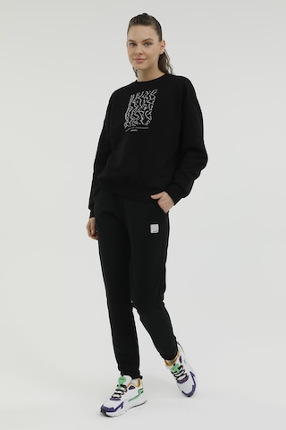 Kinetix W-SDK203 RACHEL SLOGAN SW Siyah Kadın Sweatshirt