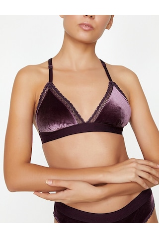 Deep Secret Gül Kurusu Kadife Bralet Ds200111br 001
