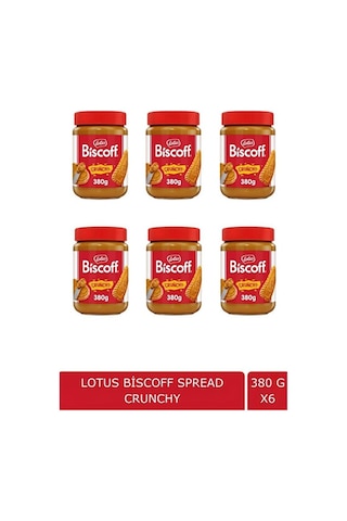 Biscoff Spread Crunchy 380 G X 6