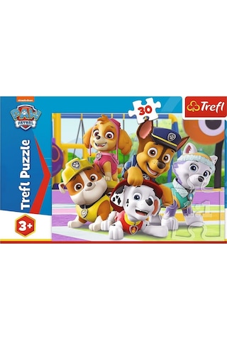 Trefl Paw Patrol Puzzle 30 Parça Lisanlı - Çocuk Eğitici Yapboz - 3+ Yaş 27x20 Cm